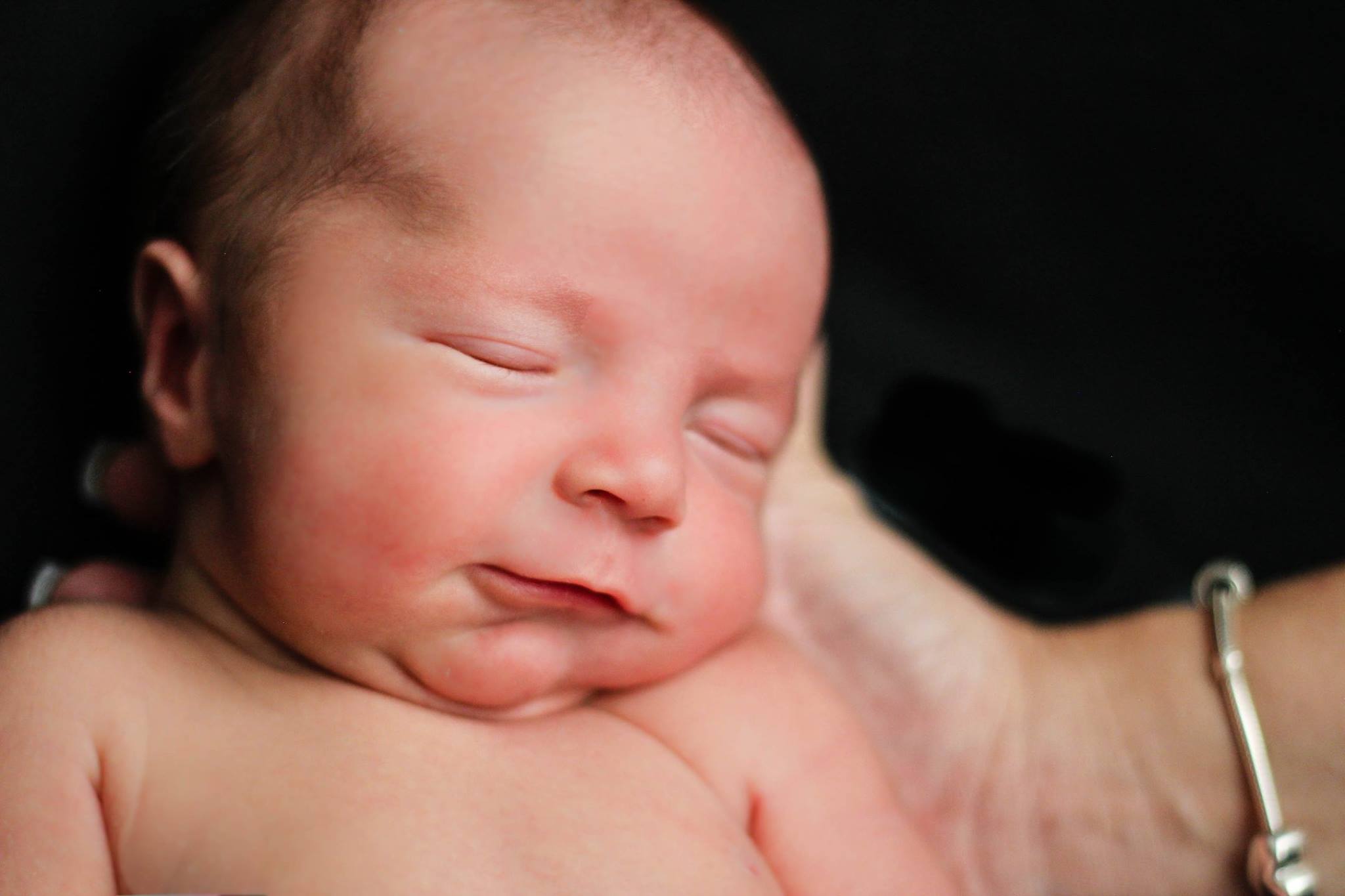 Posed professional newborn photography