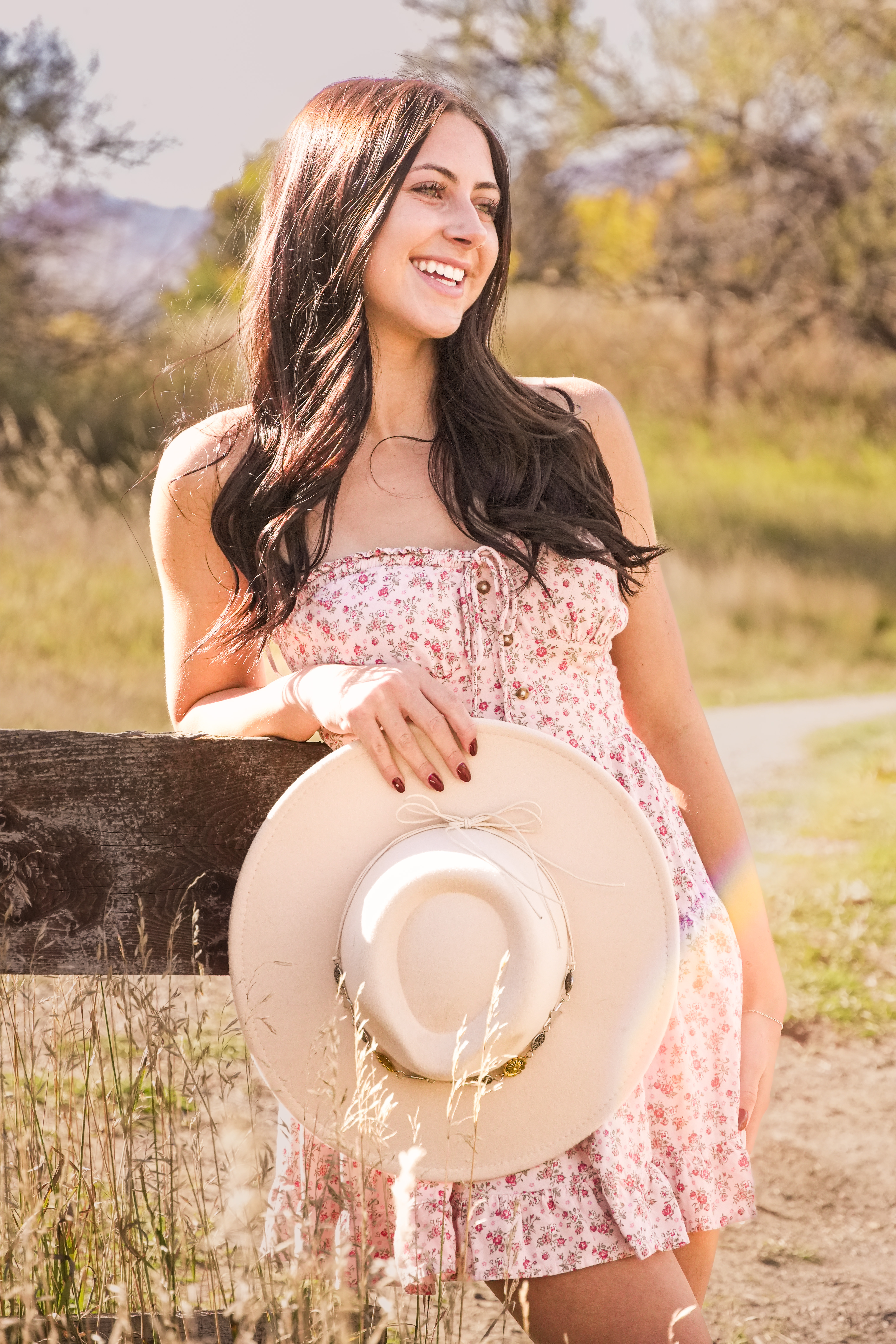 All smiles for senior photos with Ginger E Photography