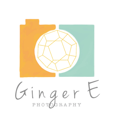 no background logo for Ginger E Photography